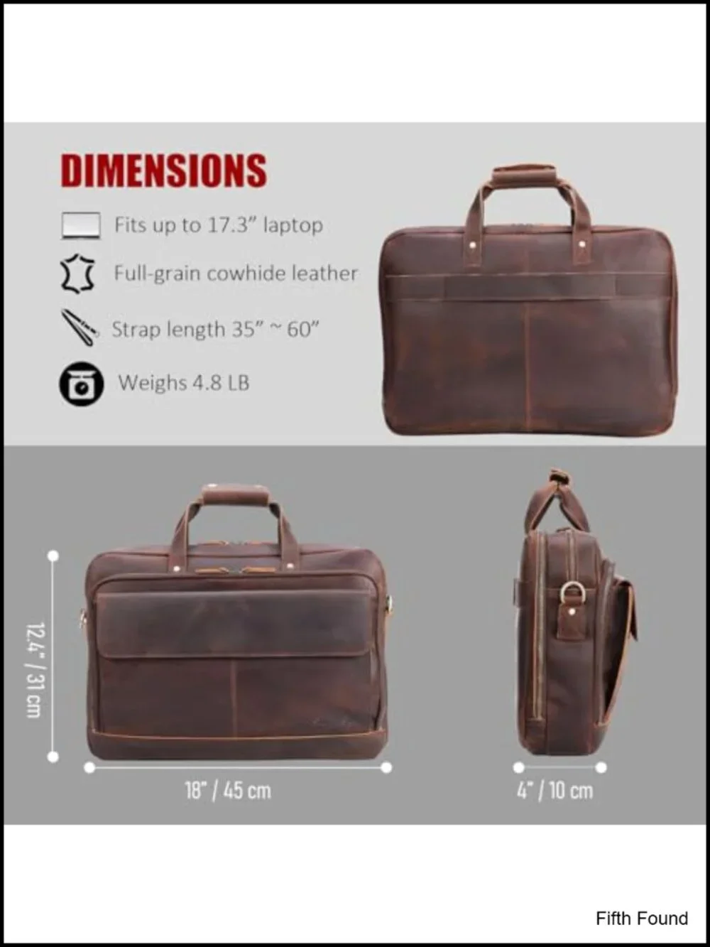 Full Grain Leather 18